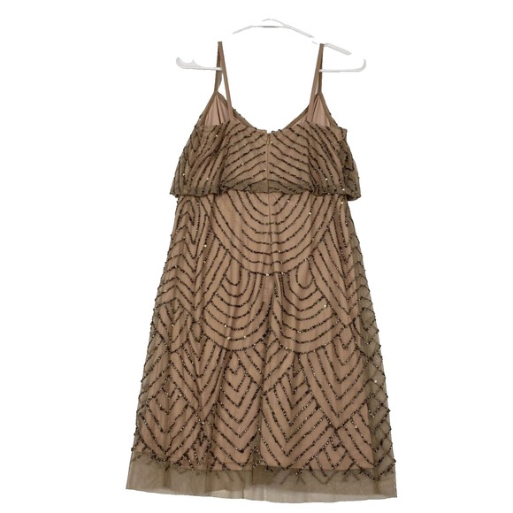 Adrianna Papell Dresses & Skirts - Adrianna Papell Women's size 6 Casual Sequin Mesh Mini‎ Dress.Party